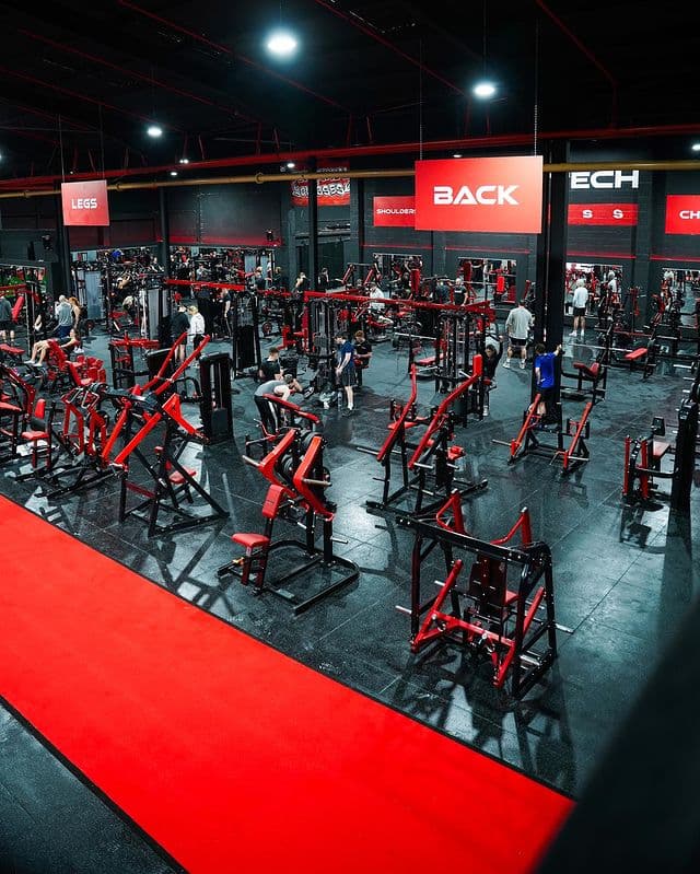 Instalación profesional de equipamiento de gimnasio